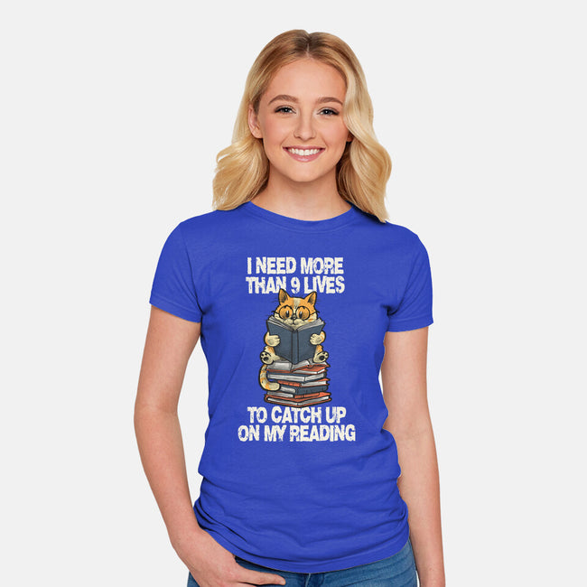 I Need More Than 9 Lives-Womens-Fitted-Tee-zascanauta