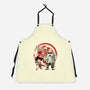 Kame School Sumi-e-Unisex-Kitchen-Apron-DrMonekers