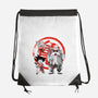 Kame School Sumi-e-None-Drawstring-Bag-DrMonekers