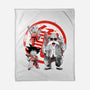 Kame School Sumi-e-None-Fleece-Blanket-DrMonekers