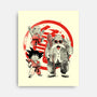 Kame School Sumi-e-None-Stretched-Canvas-DrMonekers