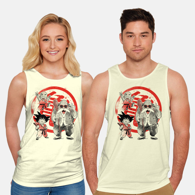 Kame School Sumi-e-Unisex-Basic-Tank-DrMonekers