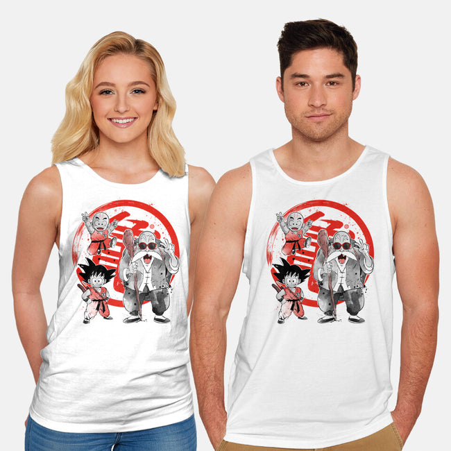 Kame School Sumi-e-Unisex-Basic-Tank-DrMonekers