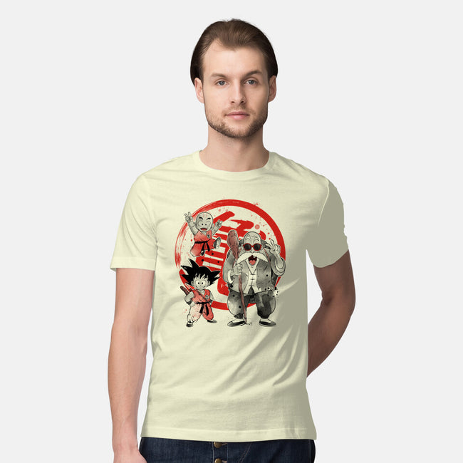 Kame School Sumi-e-Mens-Premium-Tee-DrMonekers