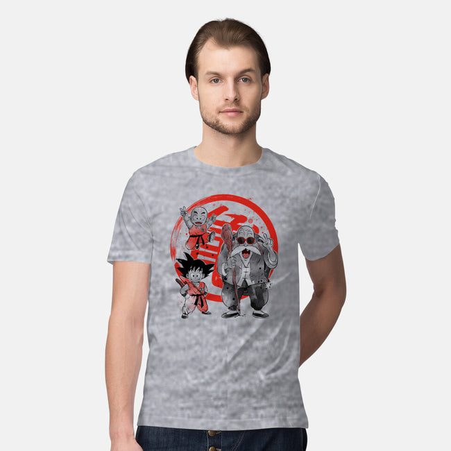 Kame School Sumi-e-Mens-Premium-Tee-DrMonekers