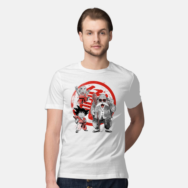 Kame School Sumi-e-Mens-Premium-Tee-DrMonekers