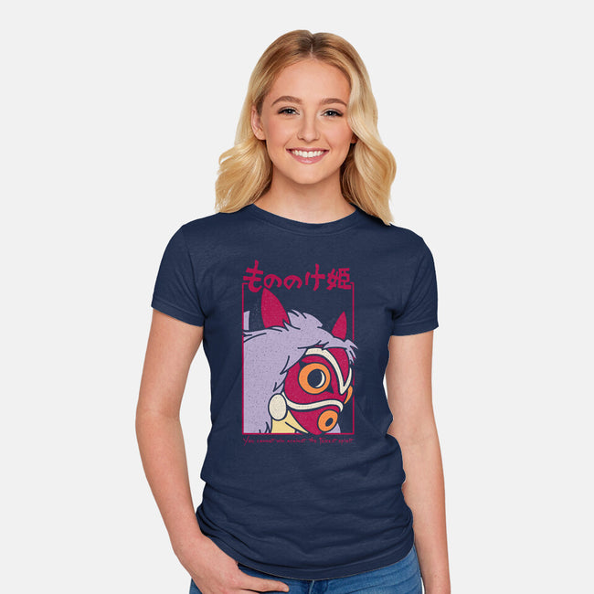 Brave Princess-Womens-Fitted-Tee-sebasebi