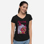 Brave Princess-Womens-V-Neck-Tee-sebasebi