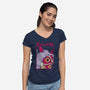Brave Princess-Womens-V-Neck-Tee-sebasebi