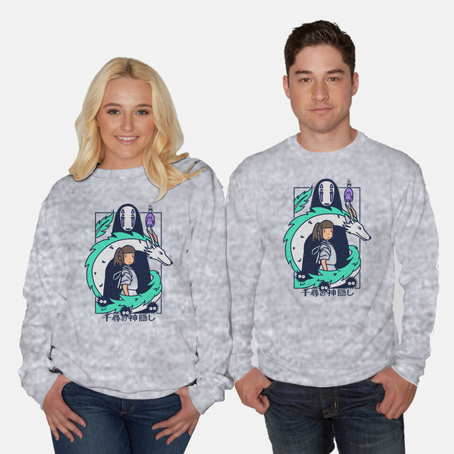Journey To Fantasy-Unisex-Crew Neck-Sweatshirt-sebasebi
