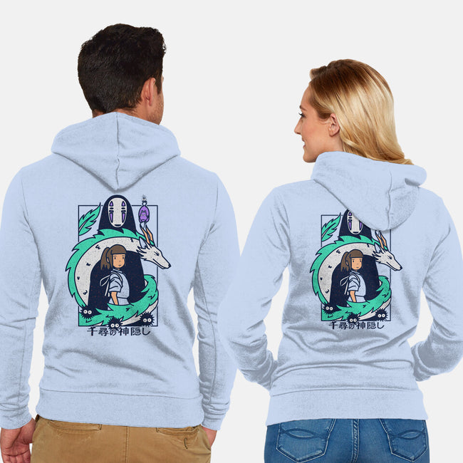 Journey To Fantasy-Unisex-Zip-Up-Sweatshirt-sebasebi