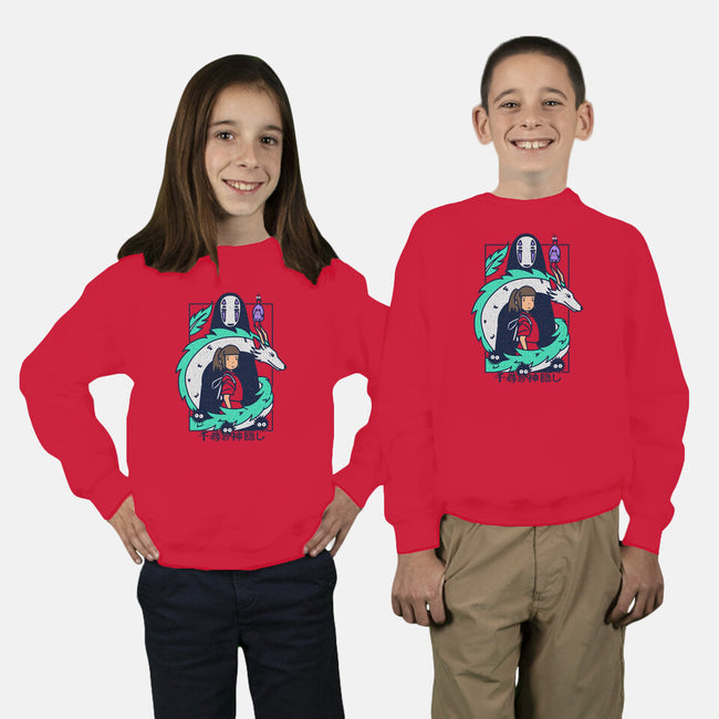 Journey To Fantasy-Youth-Crew Neck-Sweatshirt-sebasebi