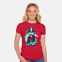 Journey To Fantasy-Womens-Fitted-Tee-sebasebi