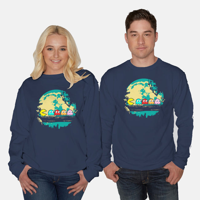 Pac Moonlight-Unisex-Crew Neck-Sweatshirt-turborat14