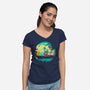 Pac Moonlight-Womens-V-Neck-Tee-turborat14