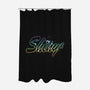 Shiny Spaceship-None-Polyester-Shower Curtain-kharmazero