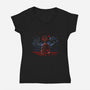 Risk It For The Rain-Womens-V-Neck-Tee-naomori