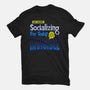 No More Socializing-Mens-Heavyweight-Tee-Getsousa!