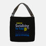 No More Socializing-None-Adjustable Tote-Bag-Getsousa!