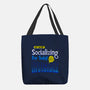No More Socializing-None-Basic Tote-Bag-Getsousa!