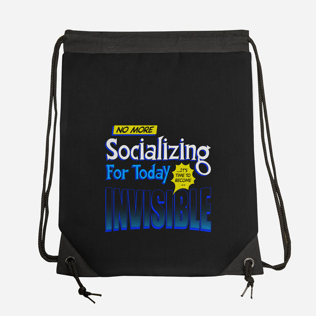 No More Socializing-None-Drawstring-Bag-Getsousa!