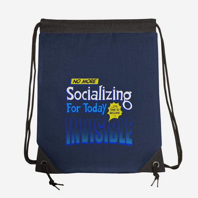 No More Socializing-None-Drawstring-Bag-Getsousa!