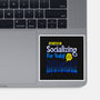 No More Socializing-None-Glossy-Sticker-Getsousa!