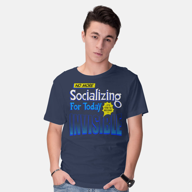 No More Socializing-Mens-Basic-Tee-Getsousa!