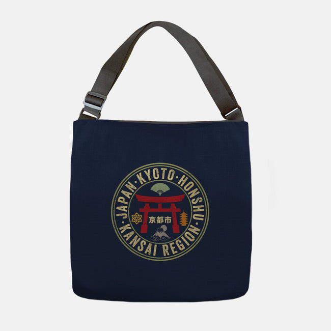 City Of Kyoto-None-Adjustable Tote-Bag-DrMonekers