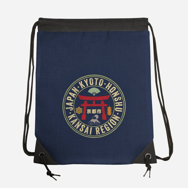 City Of Kyoto-None-Drawstring-Bag-DrMonekers