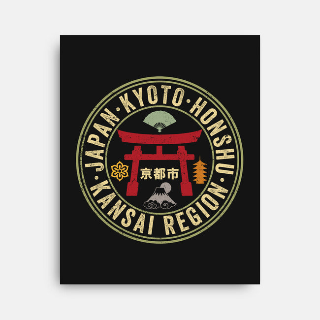 City Of Kyoto-None-Stretched-Canvas-DrMonekers