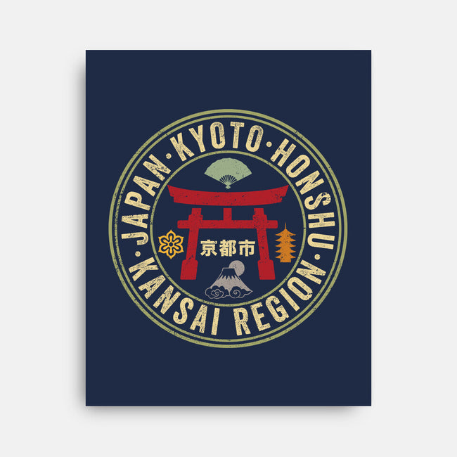 City Of Kyoto-None-Stretched-Canvas-DrMonekers
