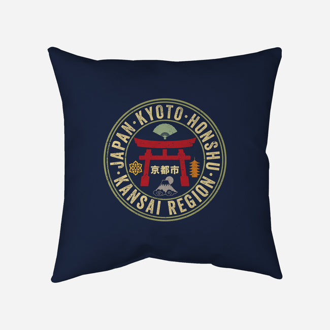 City Of Kyoto-None-Removable Cover w Insert-Throw Pillow-DrMonekers