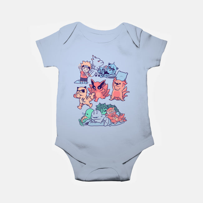 Beasts Sleepover-Baby-Basic-Onesie-yumie