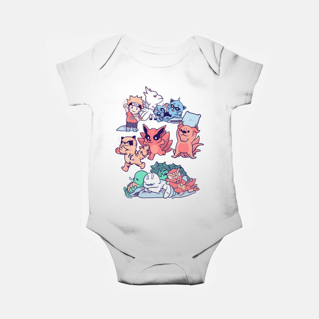 Beasts Sleepover-Baby-Basic-Onesie-yumie