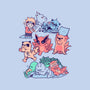 Beasts Sleepover-Unisex-Basic-Tee-yumie