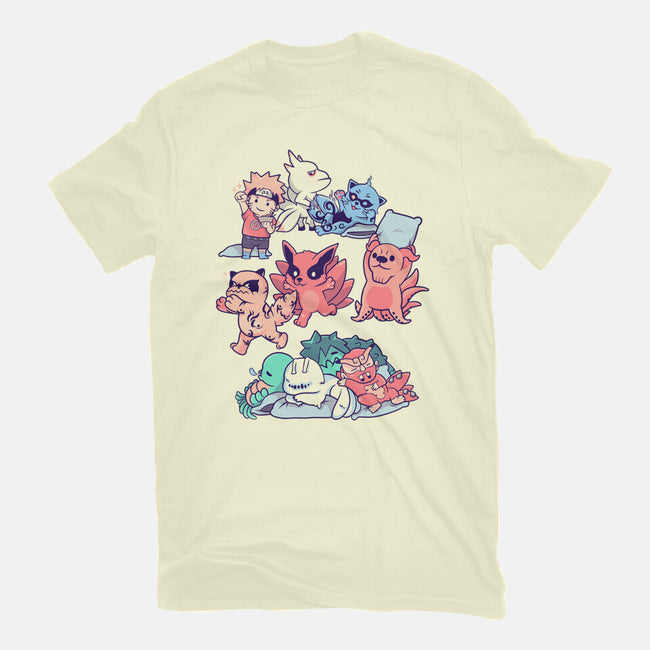 Beasts Sleepover-Mens-Basic-Tee-yumie