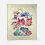 Beasts Sleepover-None-Fleece-Blanket-yumie