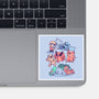 Beasts Sleepover-None-Glossy-Sticker-yumie