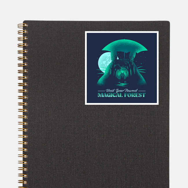 Visit Your Nearest Magical Forest-None-Glossy-Sticker-sachpica