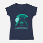 Visit Your Nearest Magical Forest-Womens-V-Neck-Tee-sachpica