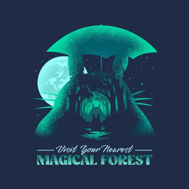 Visit Your Nearest Magical Forest-Womens-V-Neck-Tee-sachpica