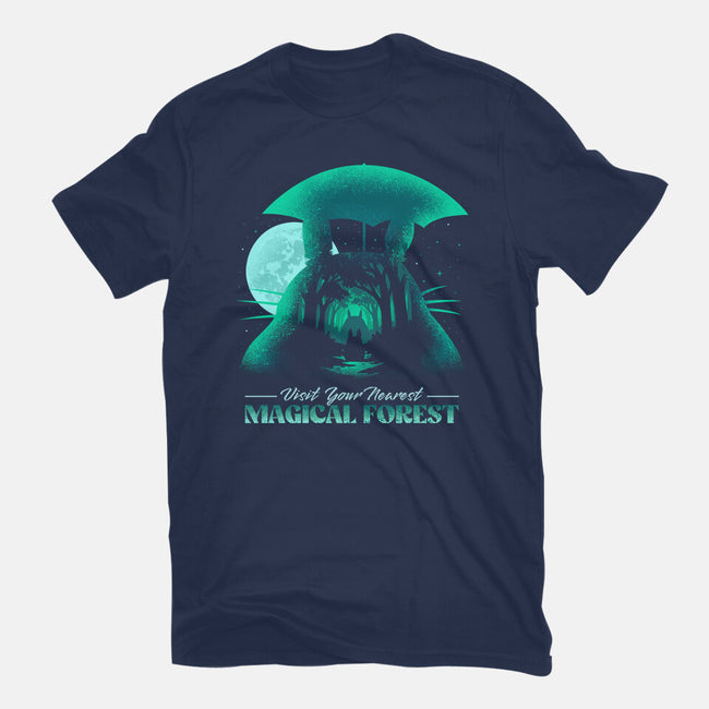 Visit Your Nearest Magical Forest-Womens-Fitted-Tee-sachpica