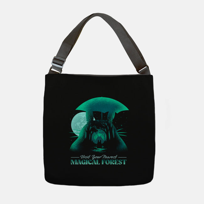 Visit Your Nearest Magical Forest-None-Adjustable Tote-Bag-sachpica