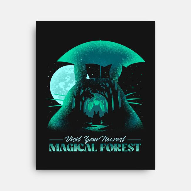 Visit Your Nearest Magical Forest-None-Stretched-Canvas-sachpica