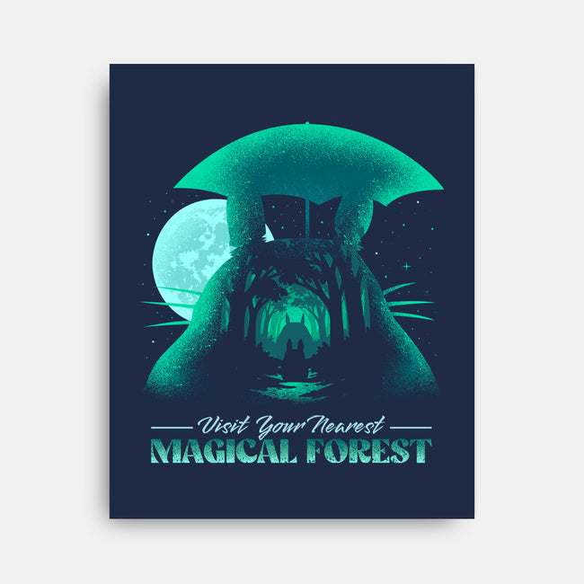 Visit Your Nearest Magical Forest-None-Stretched-Canvas-sachpica