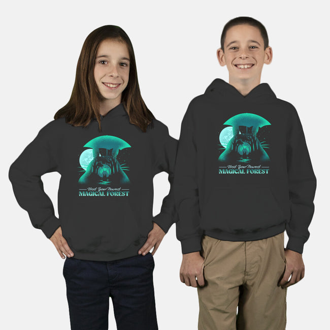 Visit Your Nearest Magical Forest-Youth-Pullover-Sweatshirt-sachpica