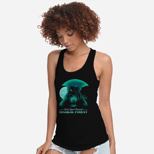 Visit Your Nearest Magical Forest-Womens-Racerback-Tank-sachpica