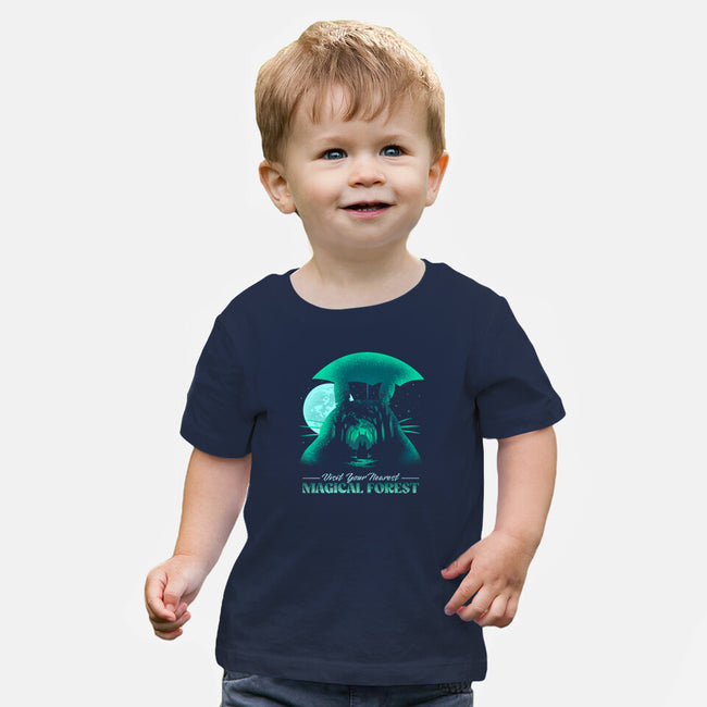 Visit Your Nearest Magical Forest-Baby-Basic-Tee-sachpica
