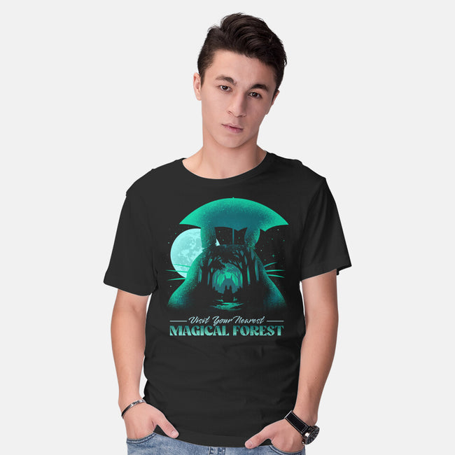 Visit Your Nearest Magical Forest-Mens-Basic-Tee-sachpica